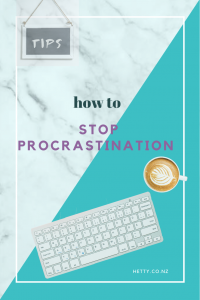Tips on how to stop procrastination